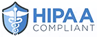 HIPAA compliant shield logo